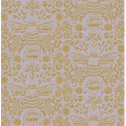 Summer In The Cotswolds Bee's Knees - Dusk Metallic - RJR Fabrics