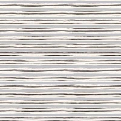 Wallflower -- Painterly Stripes, Lilac - Cotton+Steel
