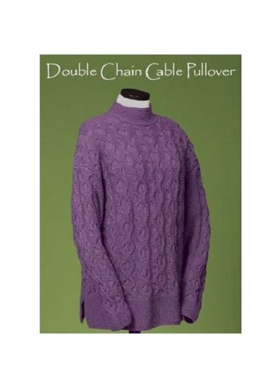 Double Chain Cable -- Women's Knit Pullover, #VFD-117