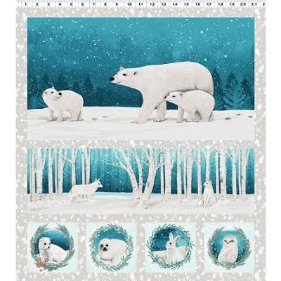 Winter Woodland Panel - Clothworks
